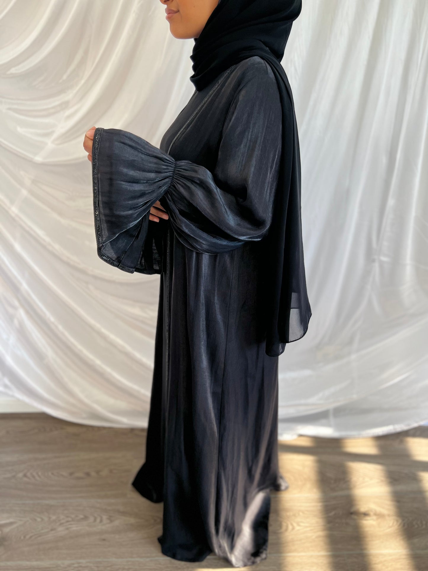 AIDA 3 PIECE ABAYAH SET BLACK